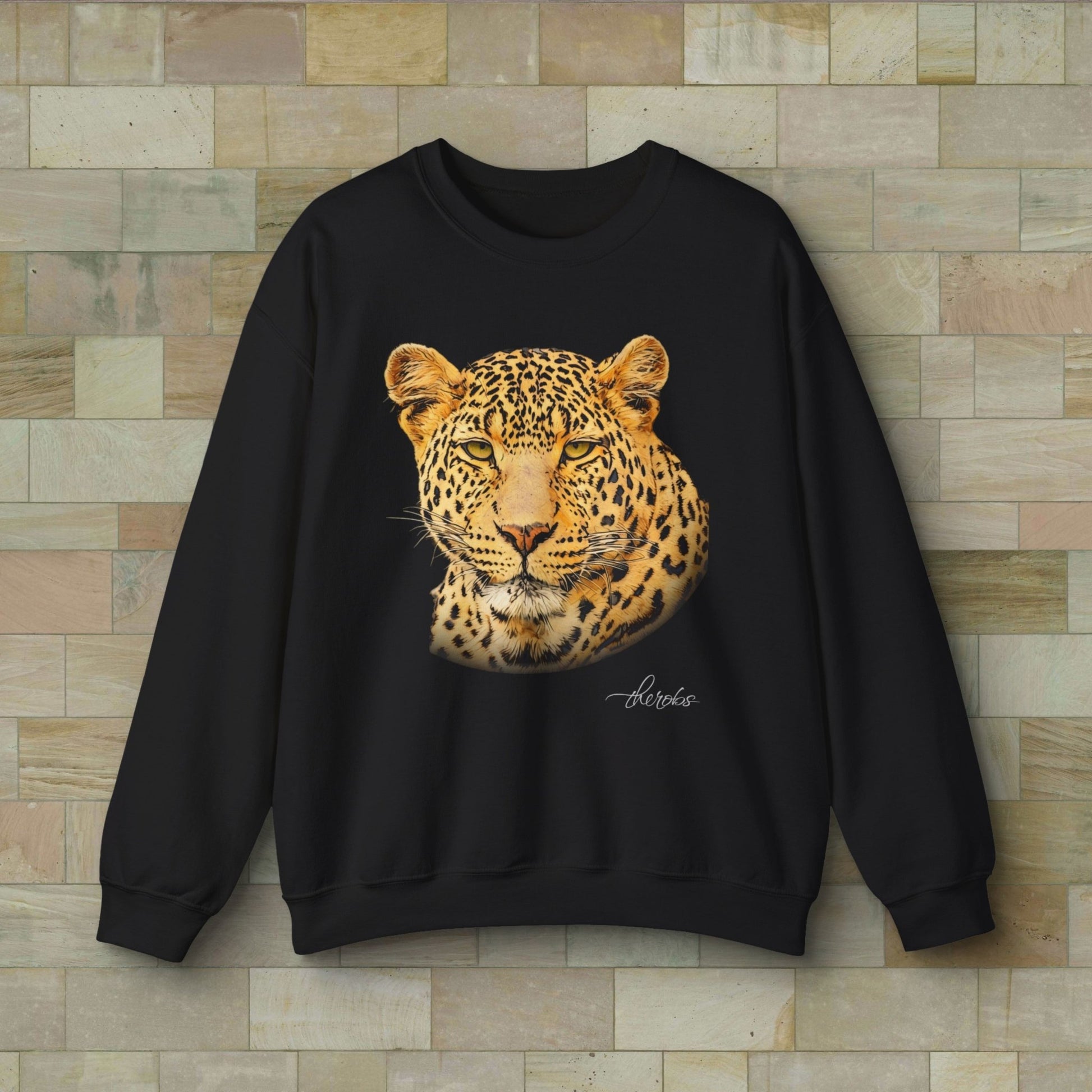 Leopard Heavy Unisex Sweatshirt - HD Printing