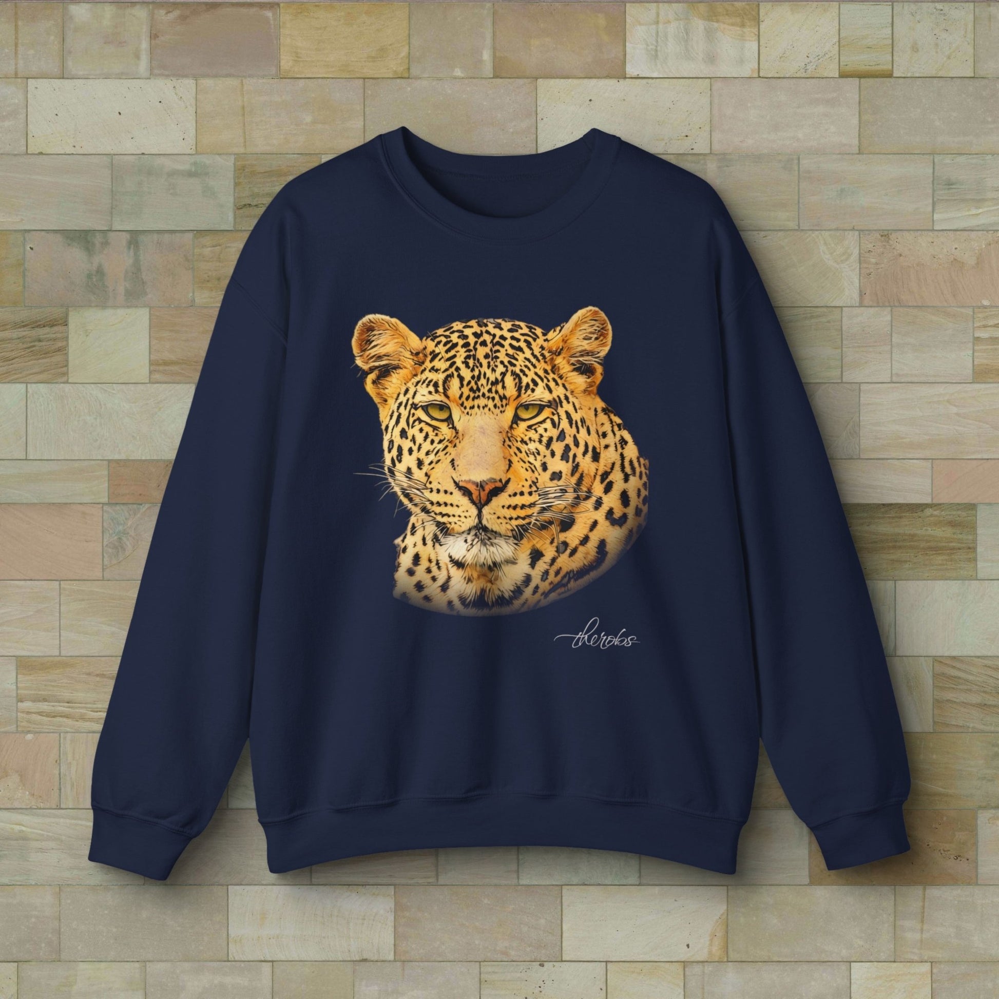 Leopard Heavy Unisex Sweatshirt - HD Printing