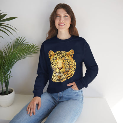 Leopard Heavy Unisex Sweatshirt - HD Printing