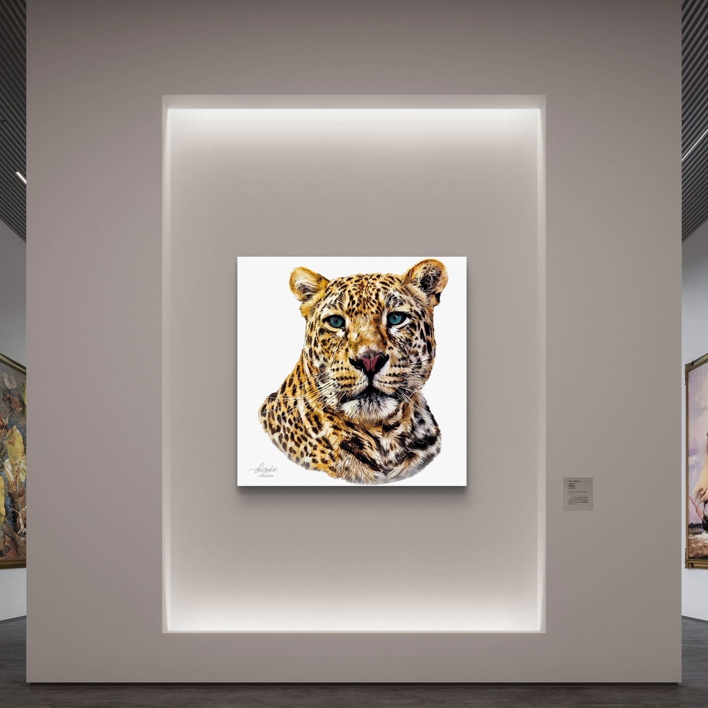 Leopard Indoor & Outdoor HD Silk Poster - HD Printing
