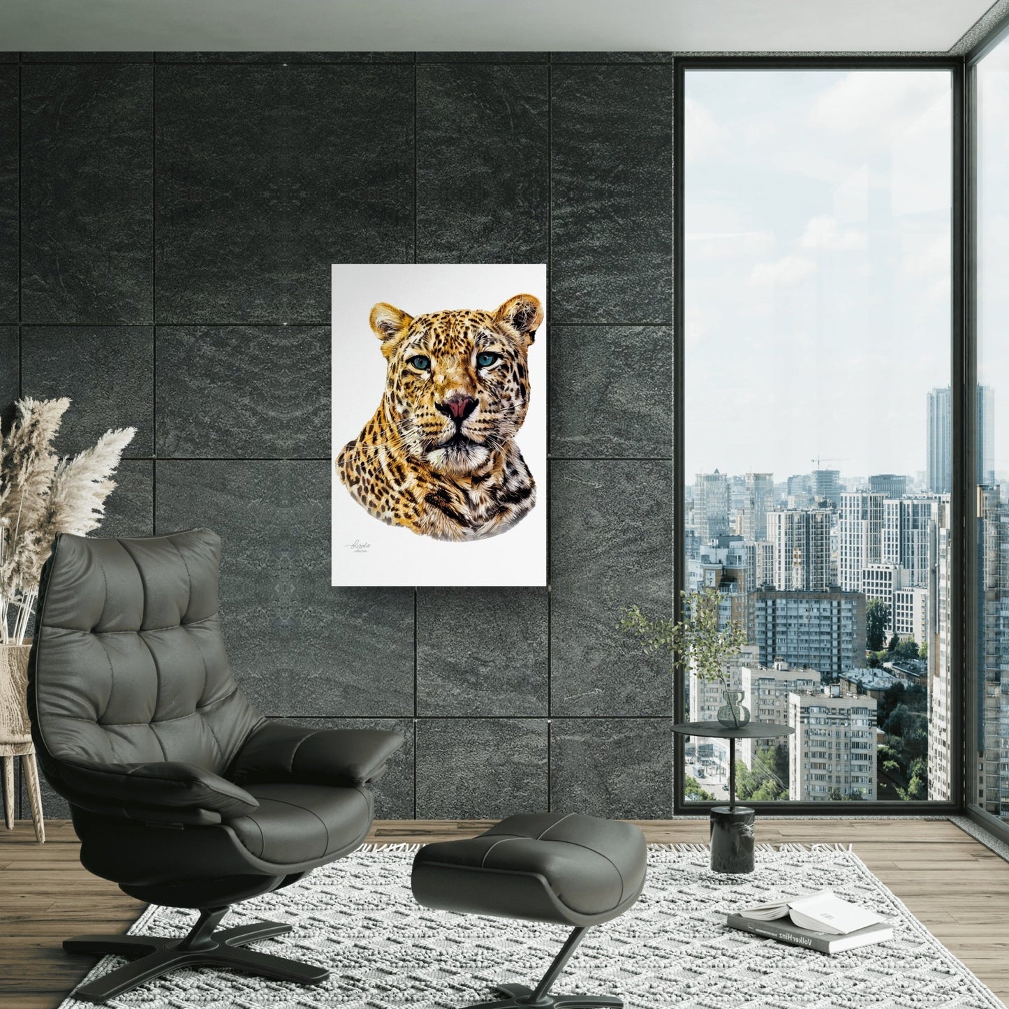 Leopard Indoor & Outdoor HD Silk Poster - HD Printing