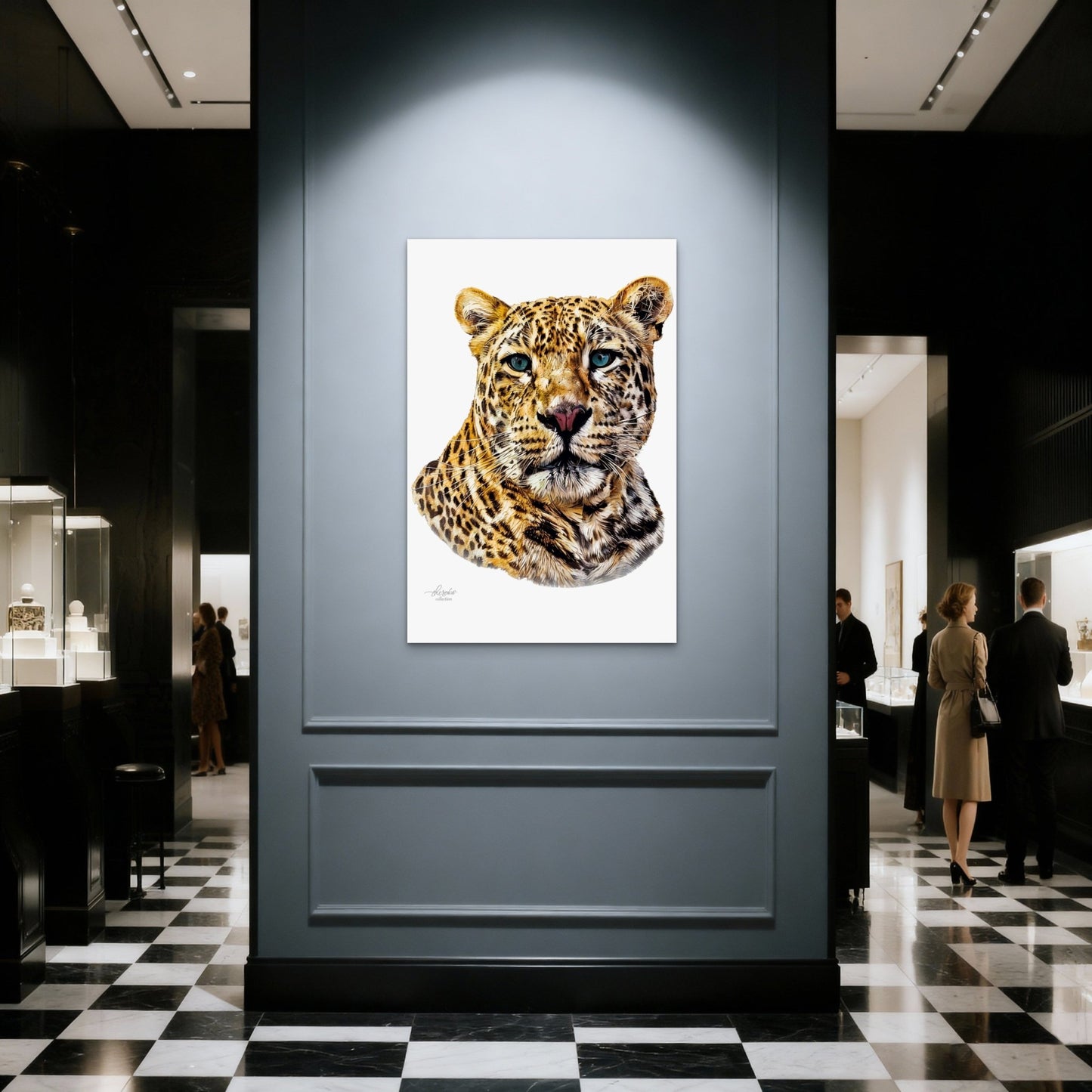 Leopard Indoor & Outdoor HD Silk Poster - HD Printing