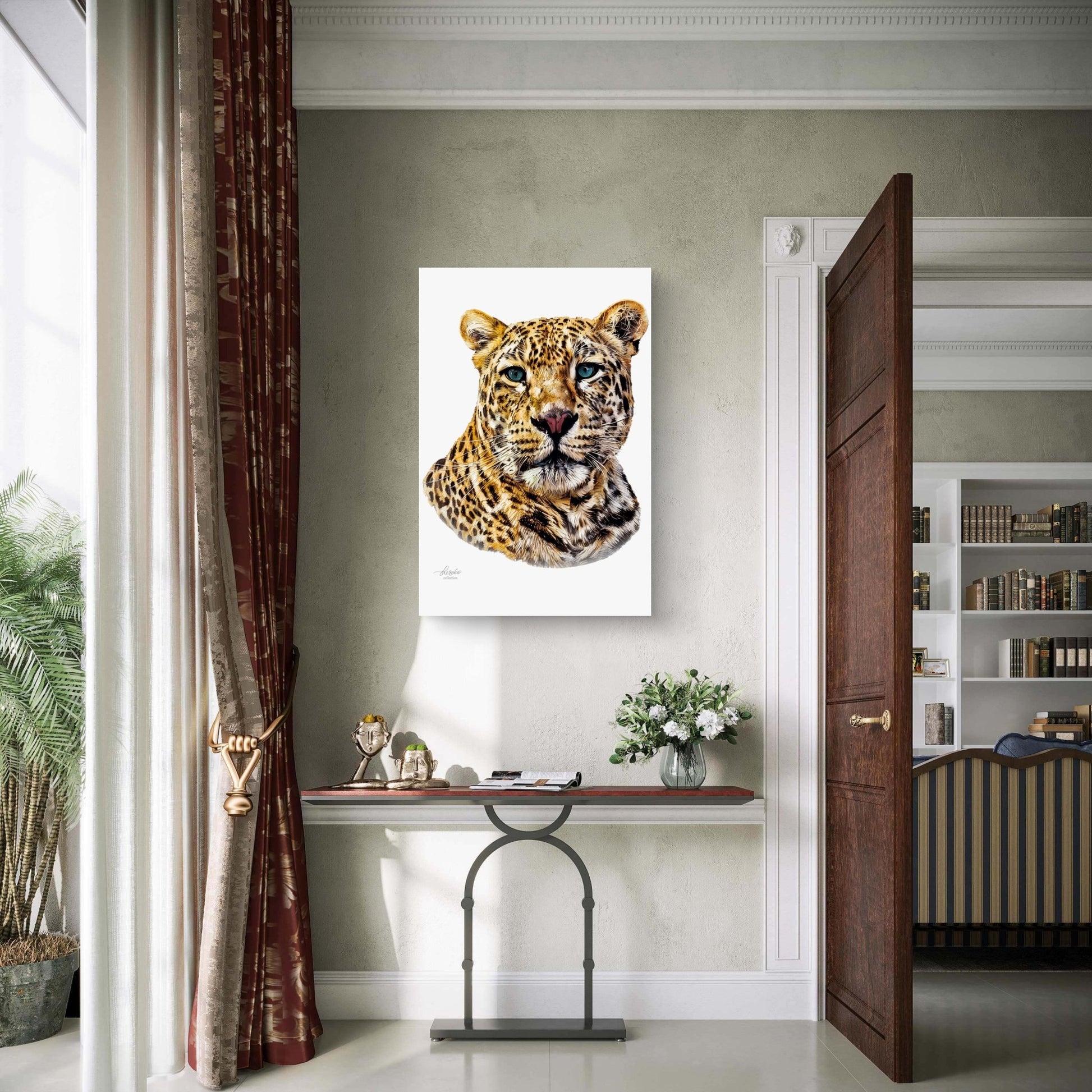 Leopard Indoor & Outdoor HD Silk Poster - HD Printing