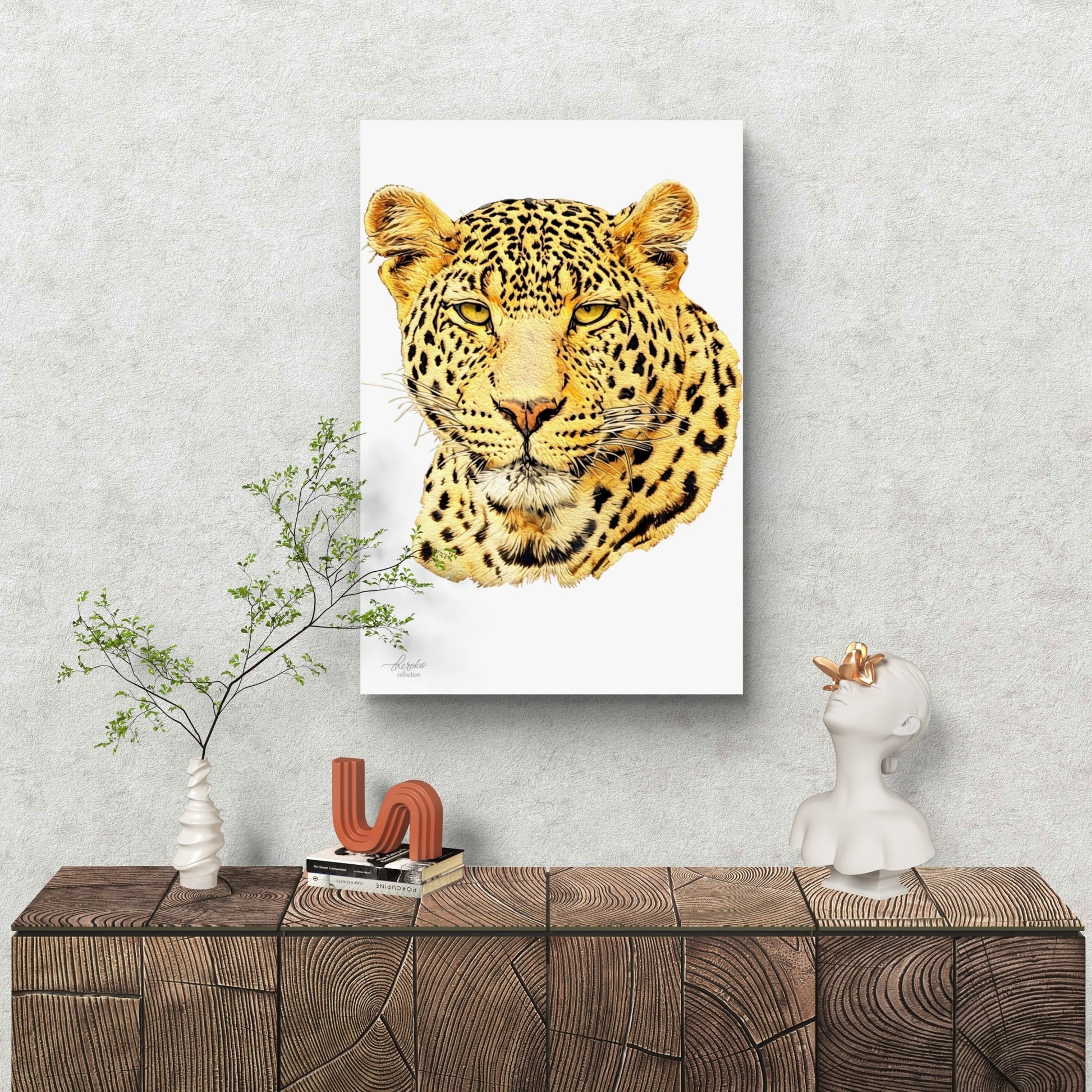 Leopard Indoor & Outdoor HD Silk Poster - HD Printing