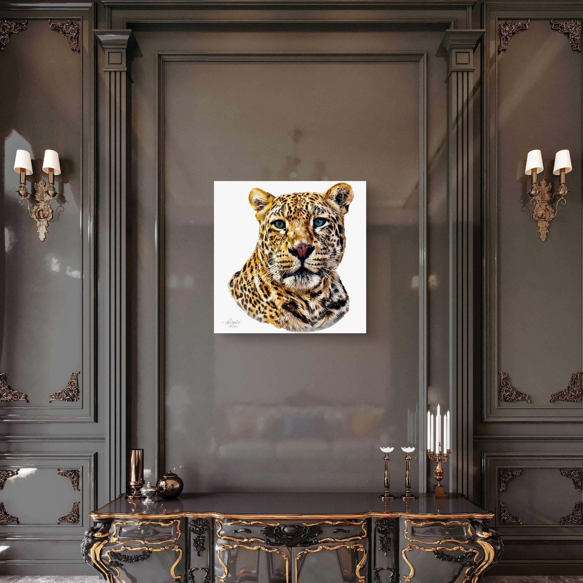 Leopard Indoor & Outdoor HD Silk Poster - HD Printing