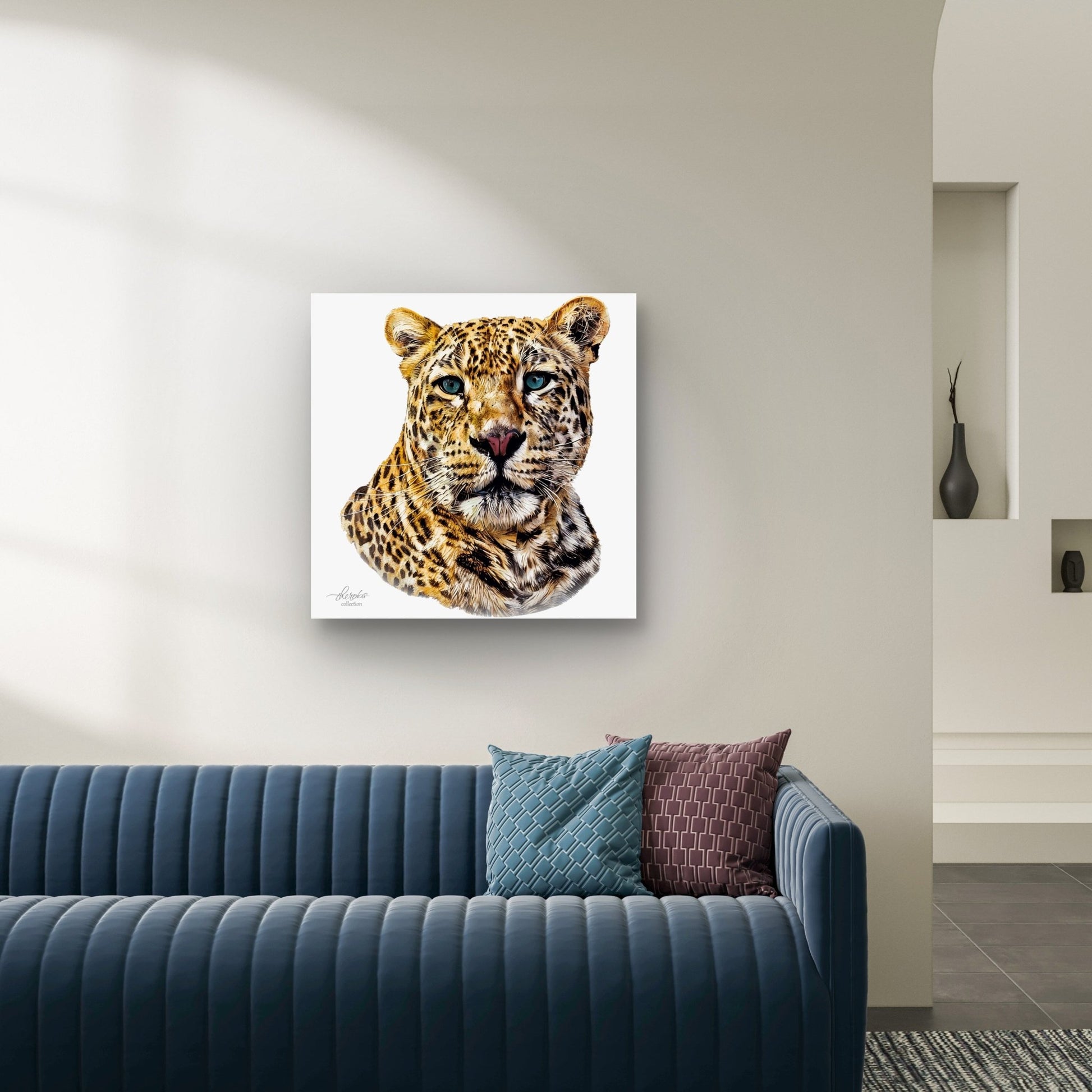 Leopard Indoor & Outdoor HD Silk Poster - HD Printing