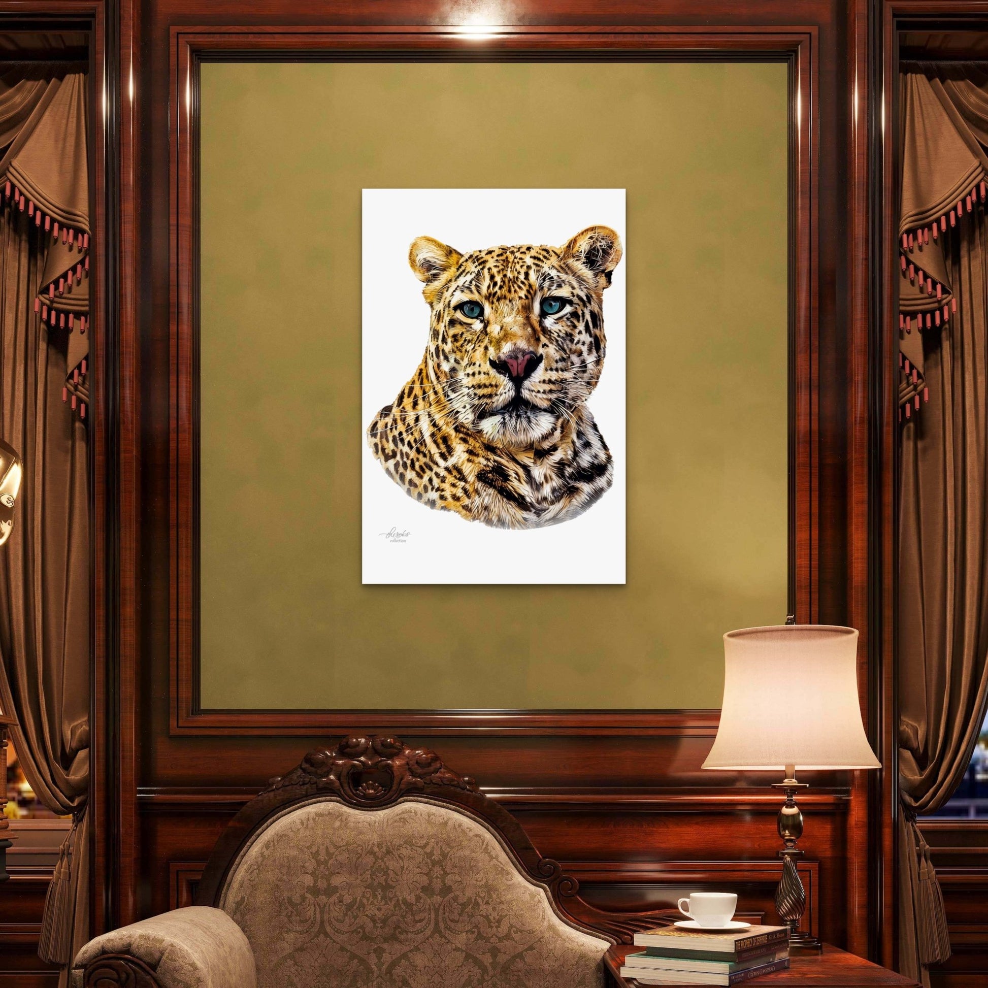 Leopard Indoor & Outdoor HD Silk Poster - HD Printing