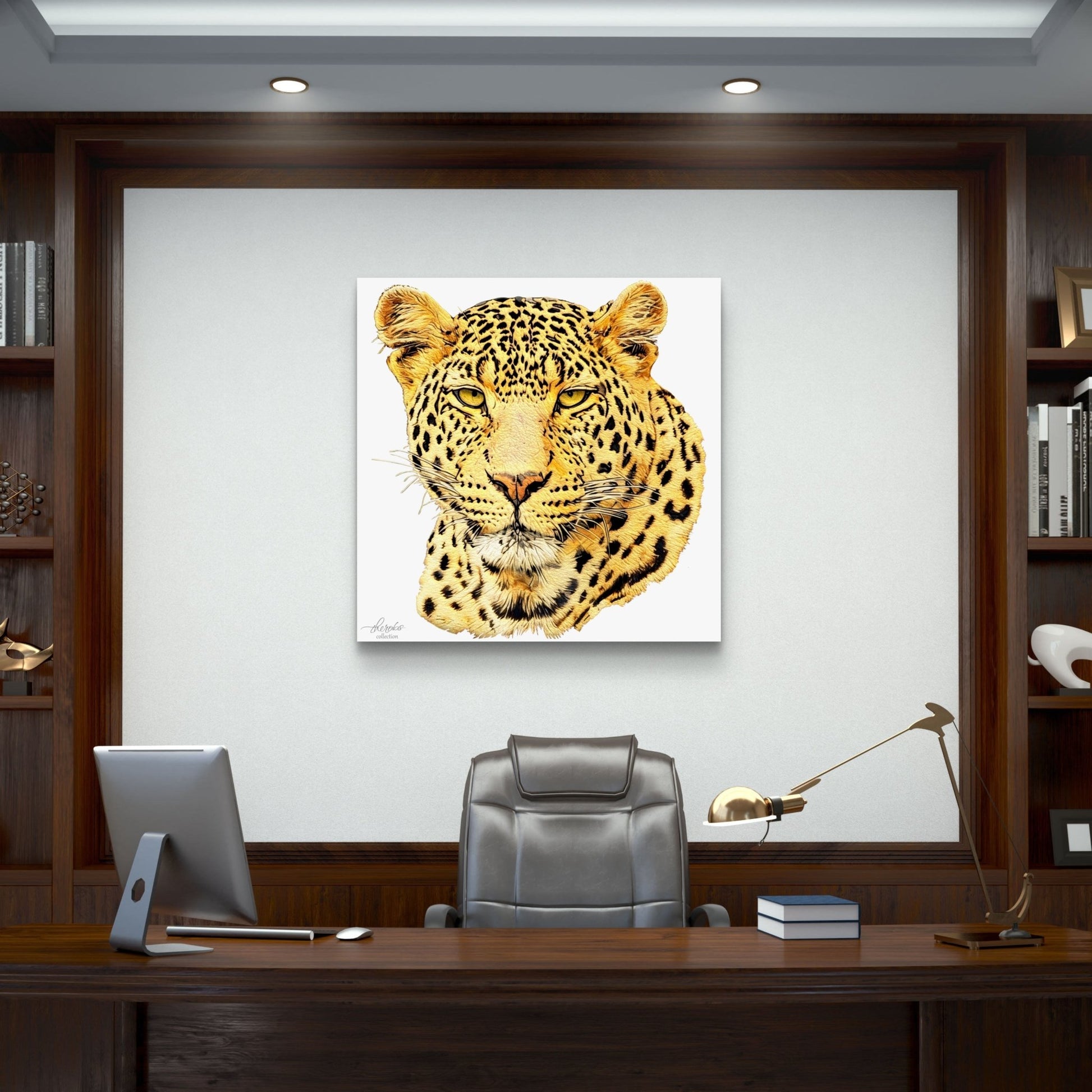Leopard Indoor & Outdoor HD Silk Poster - HD Printing