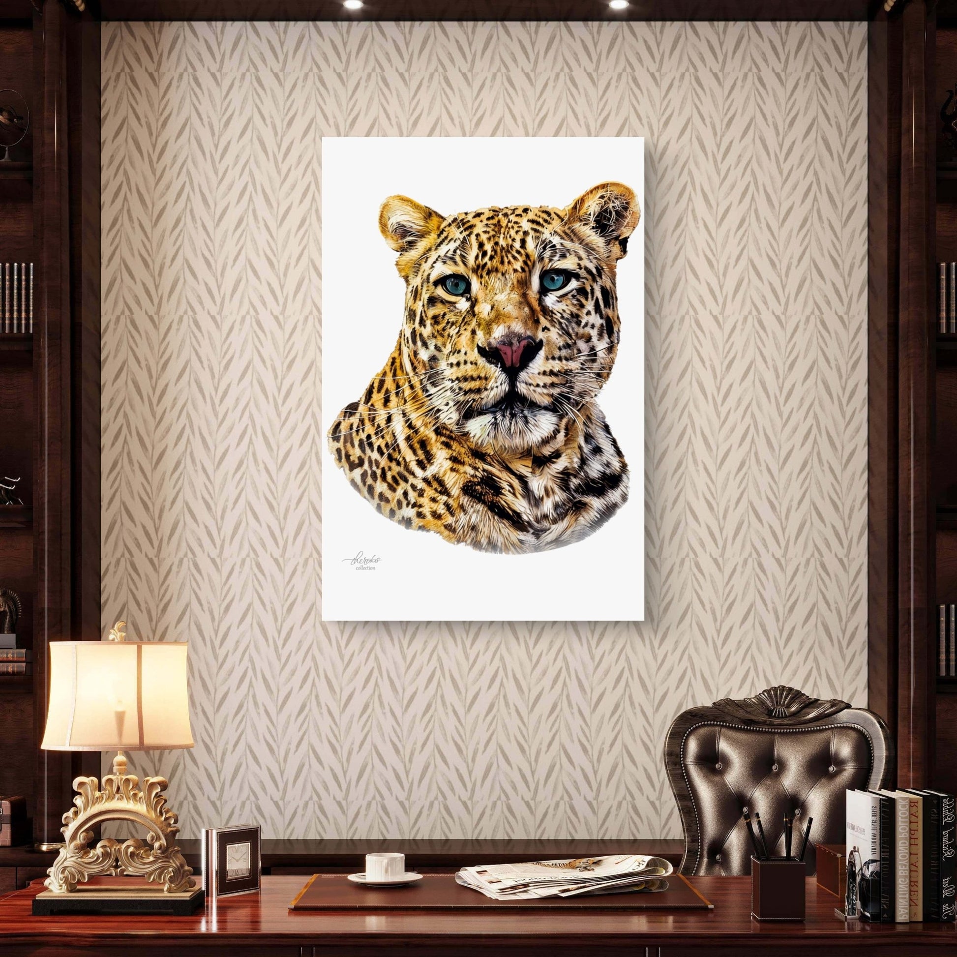 Leopard Indoor & Outdoor HD Silk Poster - HD Printing