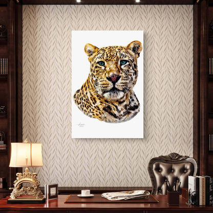Leopard Indoor & Outdoor HD Silk Poster - HD Printing