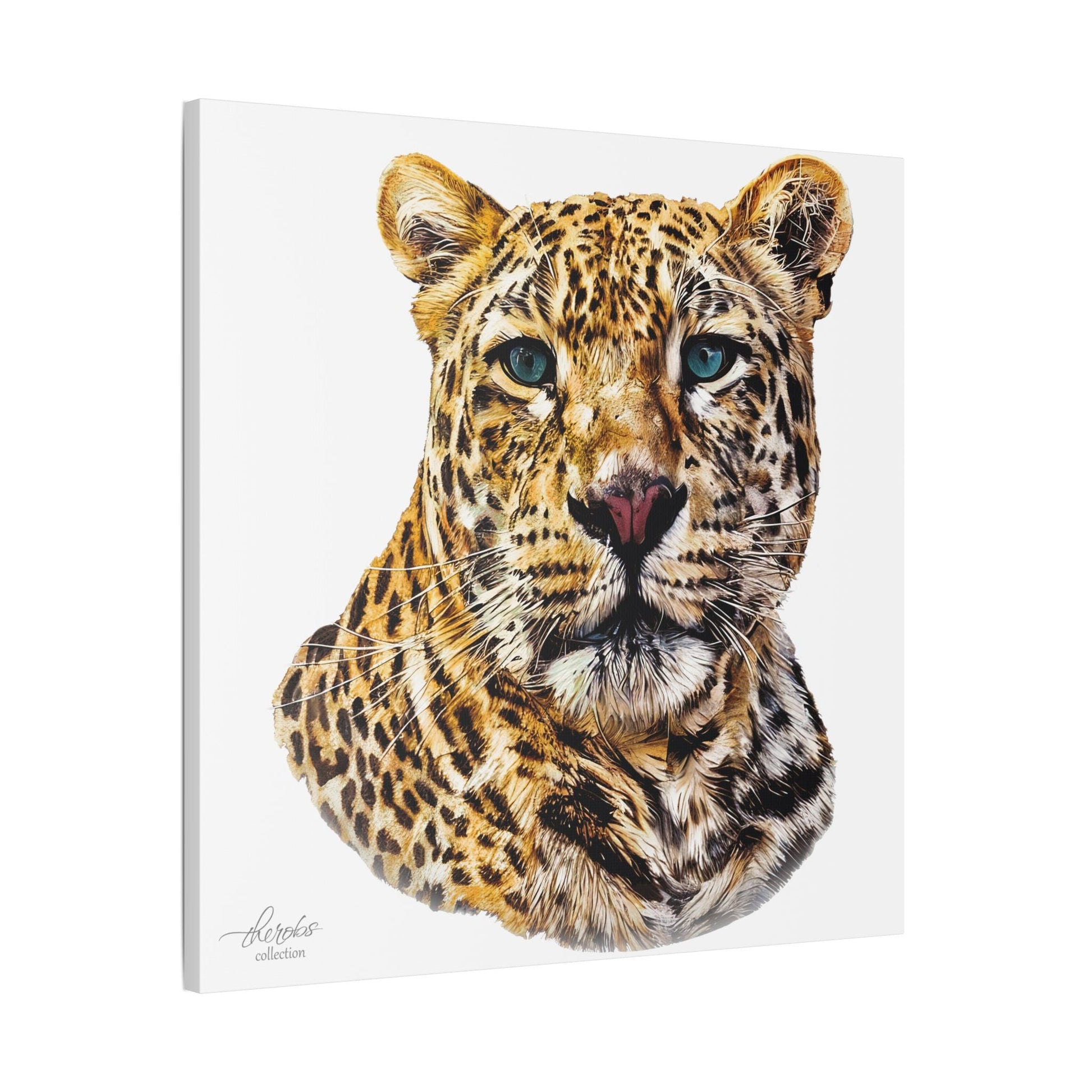 Leopard Satin Stretched Canvas Print II - HD Printing