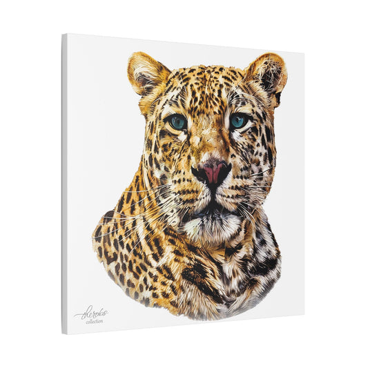 Leopard Satin Stretched Canvas Print II - HD Printing