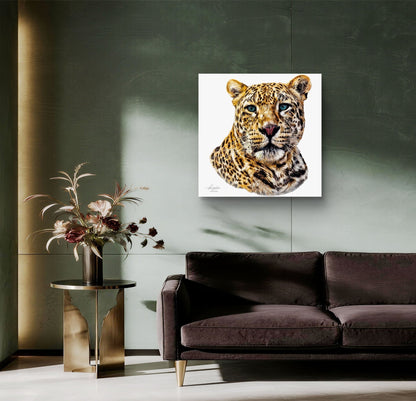 Leopard Satin Stretched Canvas Print II - HD Printing