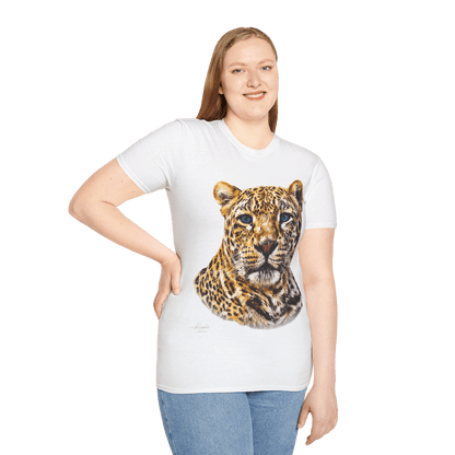 Leopard Unisex Cotton T-Shirt II - HD Printing