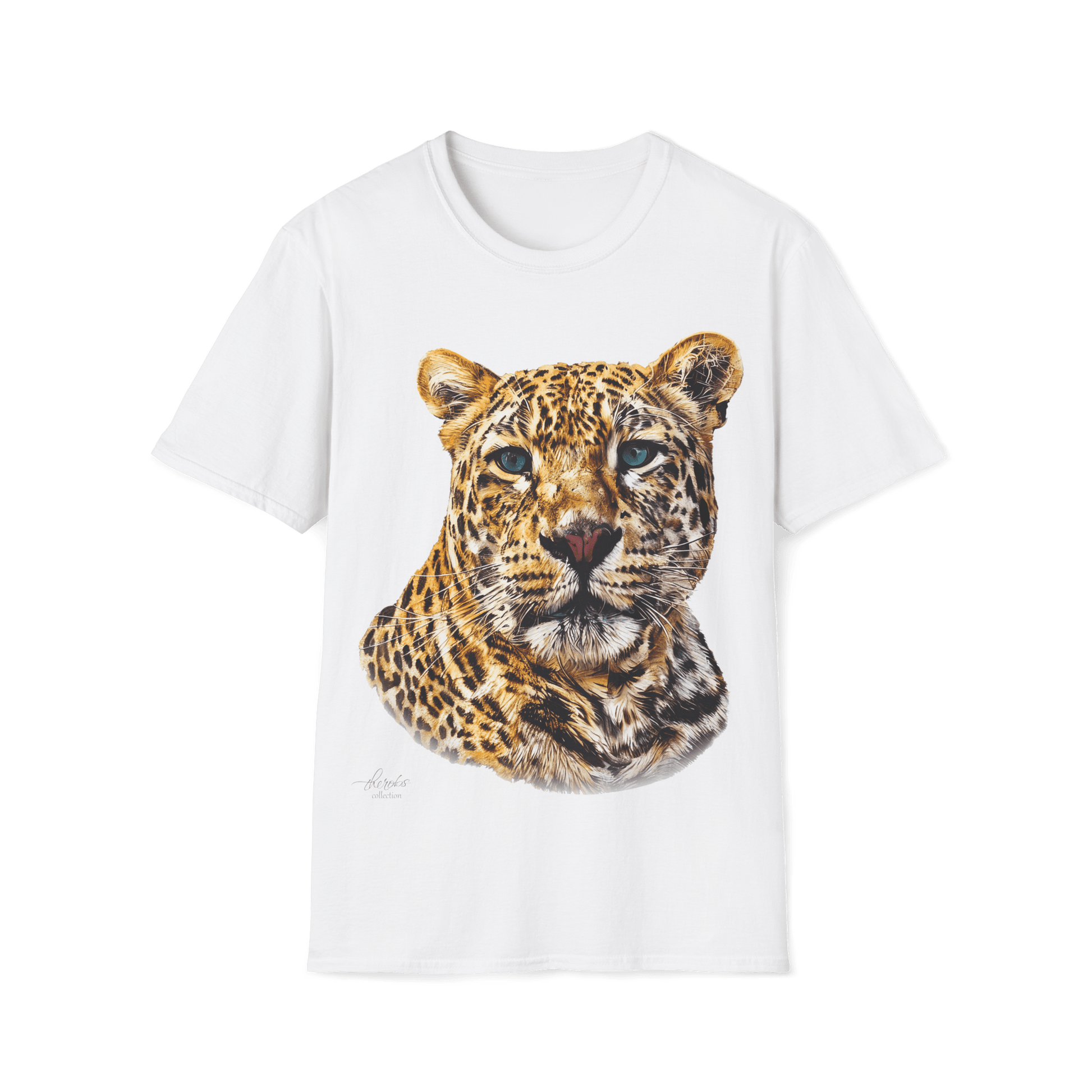 Leopard Unisex Cotton T-Shirt II - HD Printing