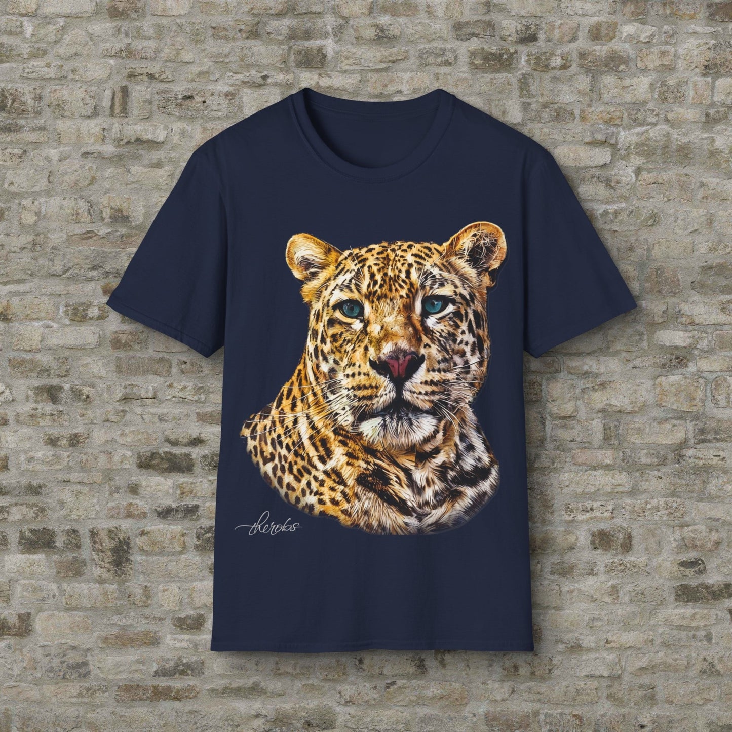 Leopard Unisex Cotton T-Shirt II - HD Printing