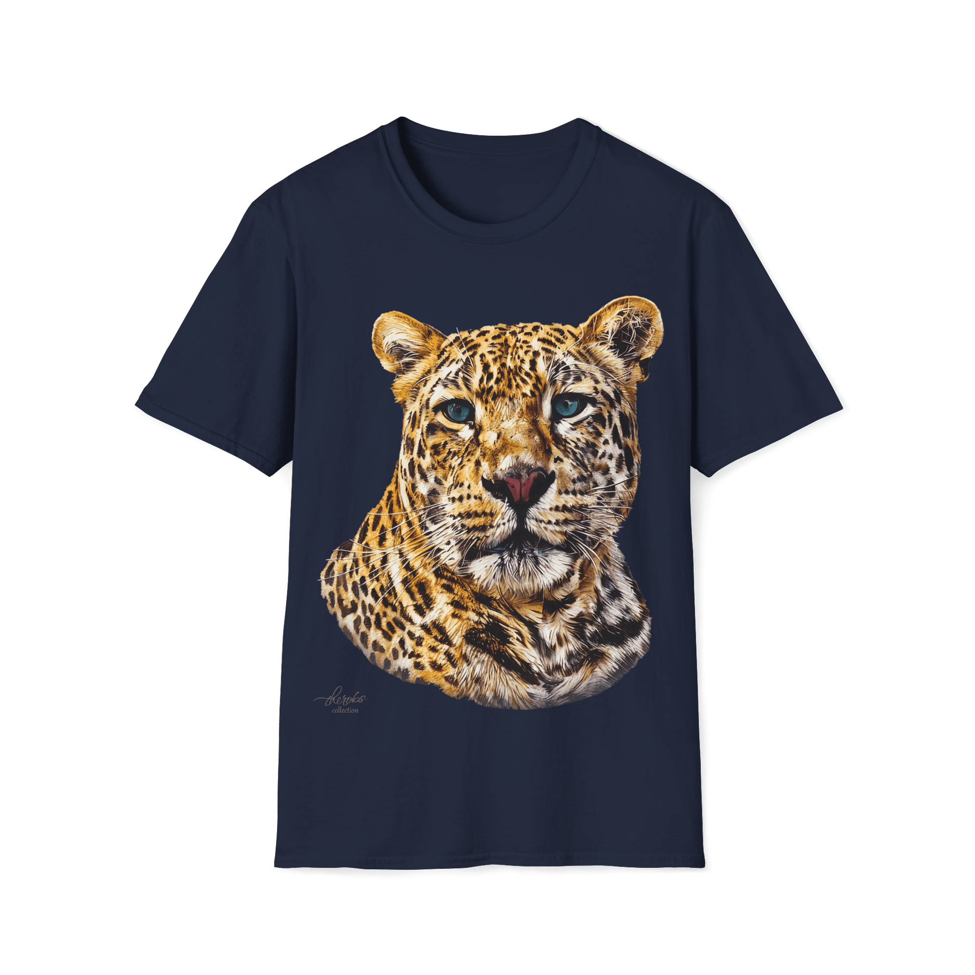 Leopard Unisex Cotton T-Shirt II - HD Printing