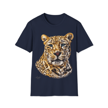 Leopard Unisex Cotton T-Shirt II - HD Printing