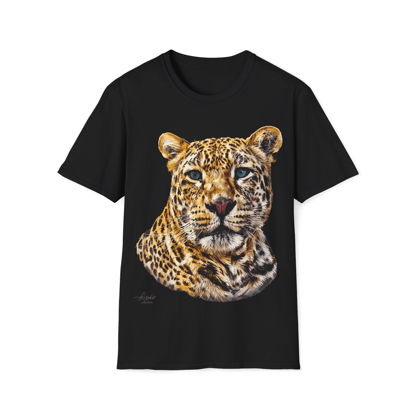 Leopard Unisex Cotton T-Shirt II - HD Printing