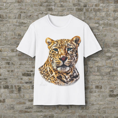 Leopard Unisex Cotton T-Shirt II - HD Printing