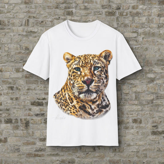 Leopard Unisex Cotton T-Shirt II - HD Printing