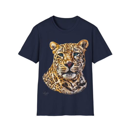 Leopard Unisex Cotton T-Shirt II - HD Printing
