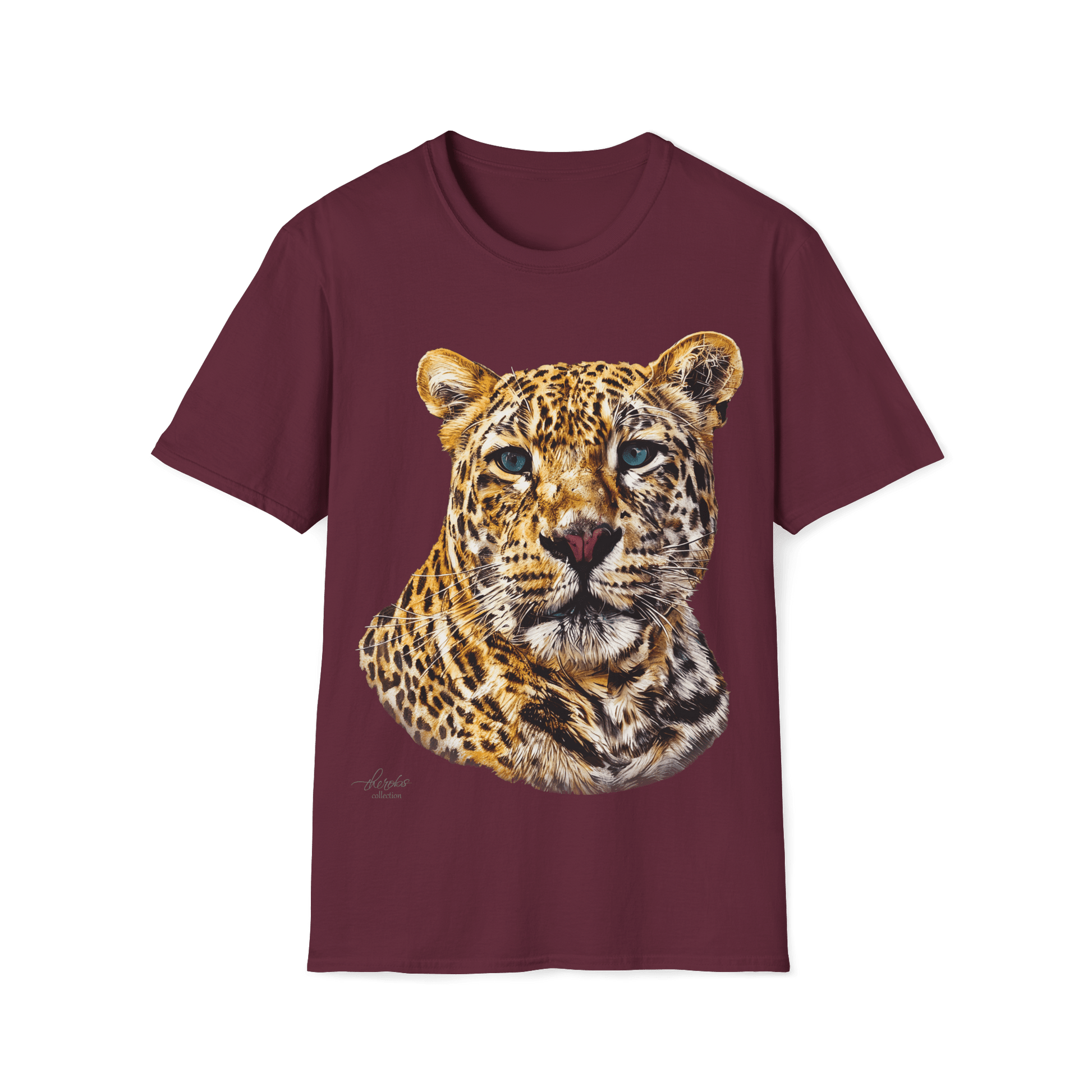 Leopard Unisex Cotton T-Shirt II - HD Printing