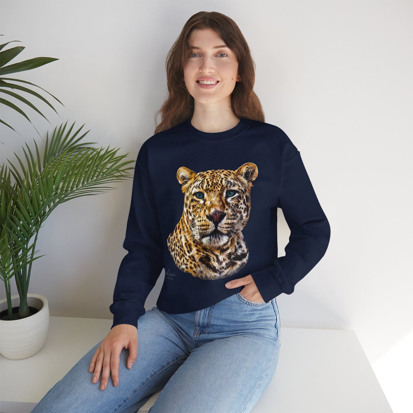 Leopard Unisex Heavy Sweatshirt II - HD Printing