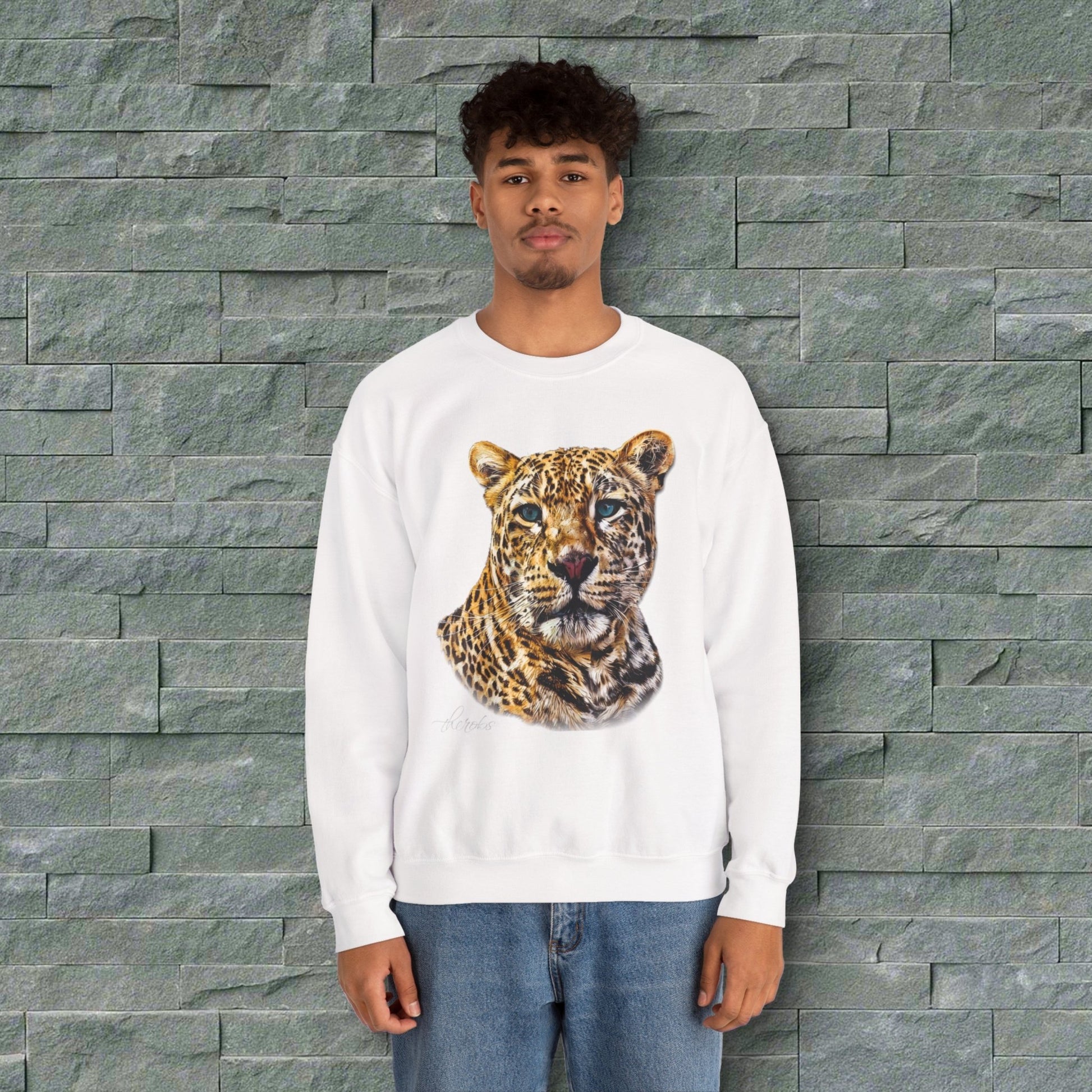 Leopard Unisex Heavy Sweatshirt II - HD Printing