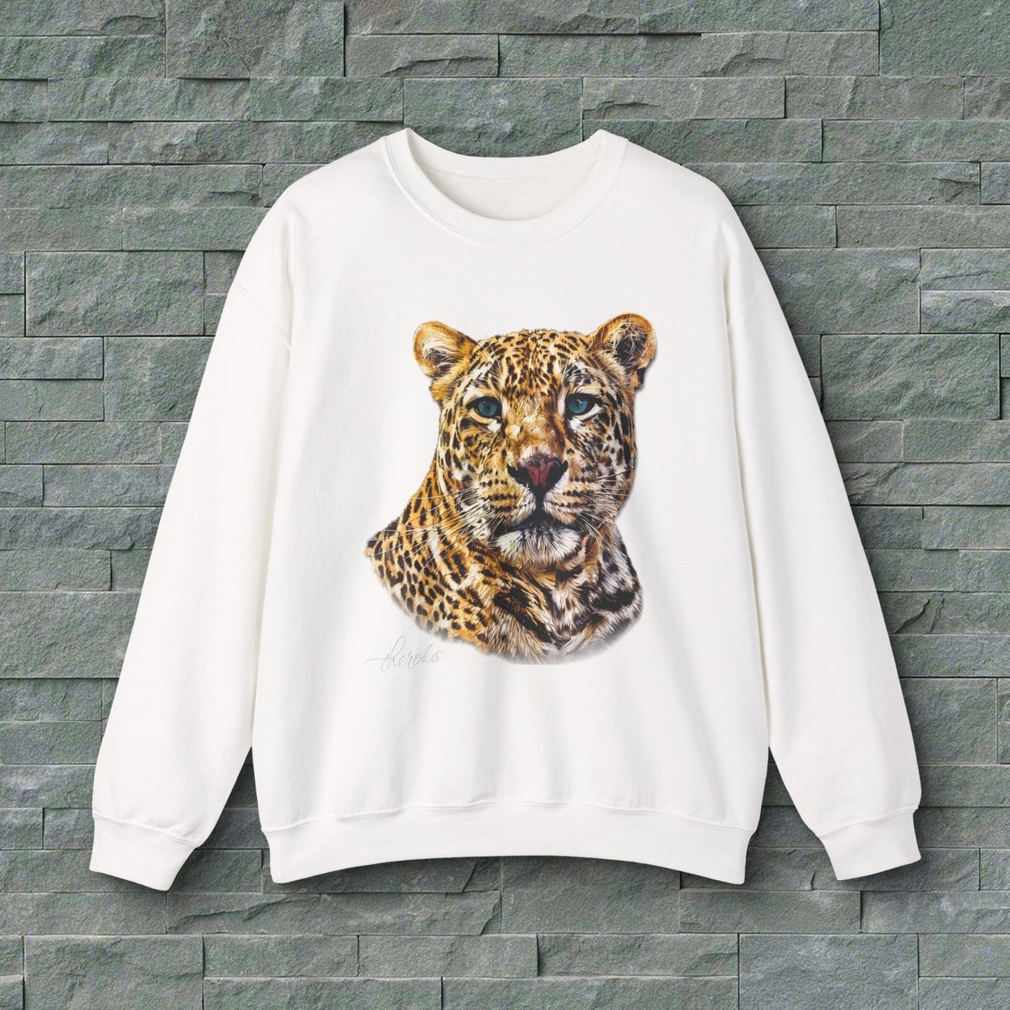 Leopard Unisex Heavy Sweatshirt II - HD Printing