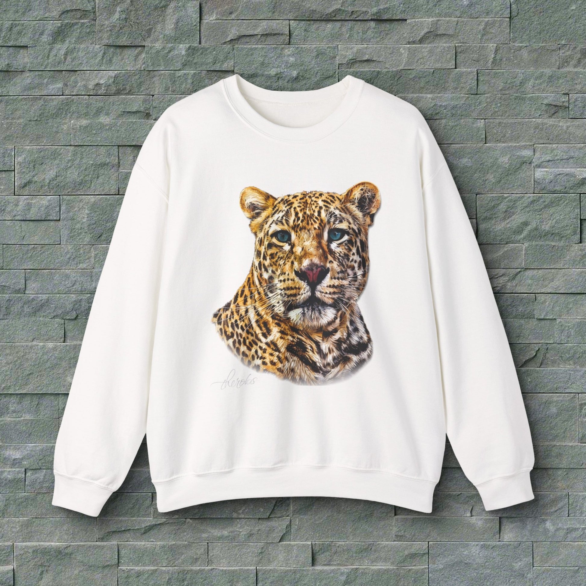 Leopard Unisex Heavy Sweatshirt II - HD Printing