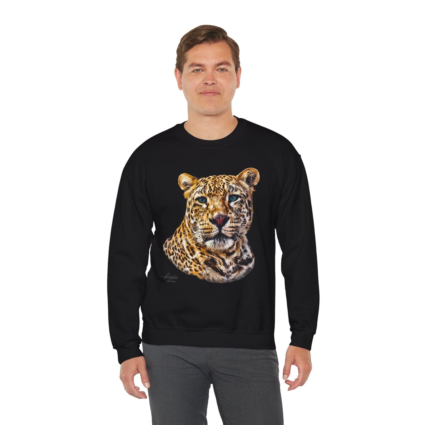Leopard Unisex Heavy Sweatshirt II - HD Printing