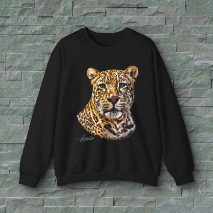 Leopard Unisex Heavy Sweatshirt II - HD Printing
