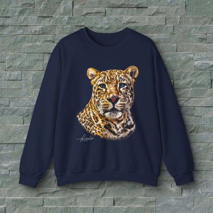 Leopard Unisex Heavy Sweatshirt II - HD Printing