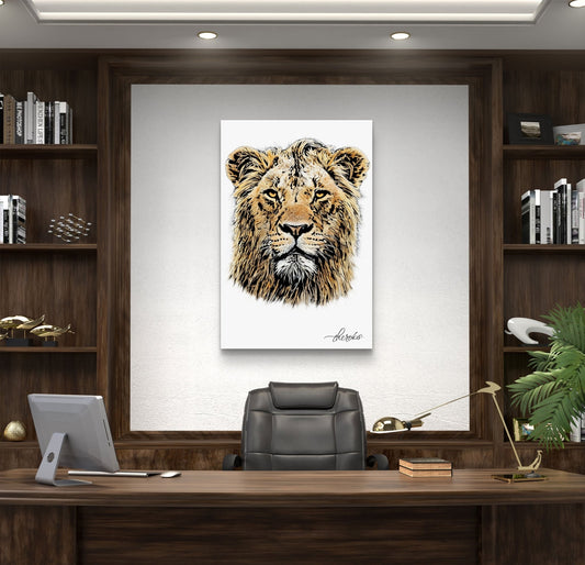 Lion Canvas Print - HD Printing