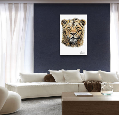 Lion Canvas Print - HD Printing
