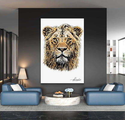 Lion Canvas Print - HD Printing
