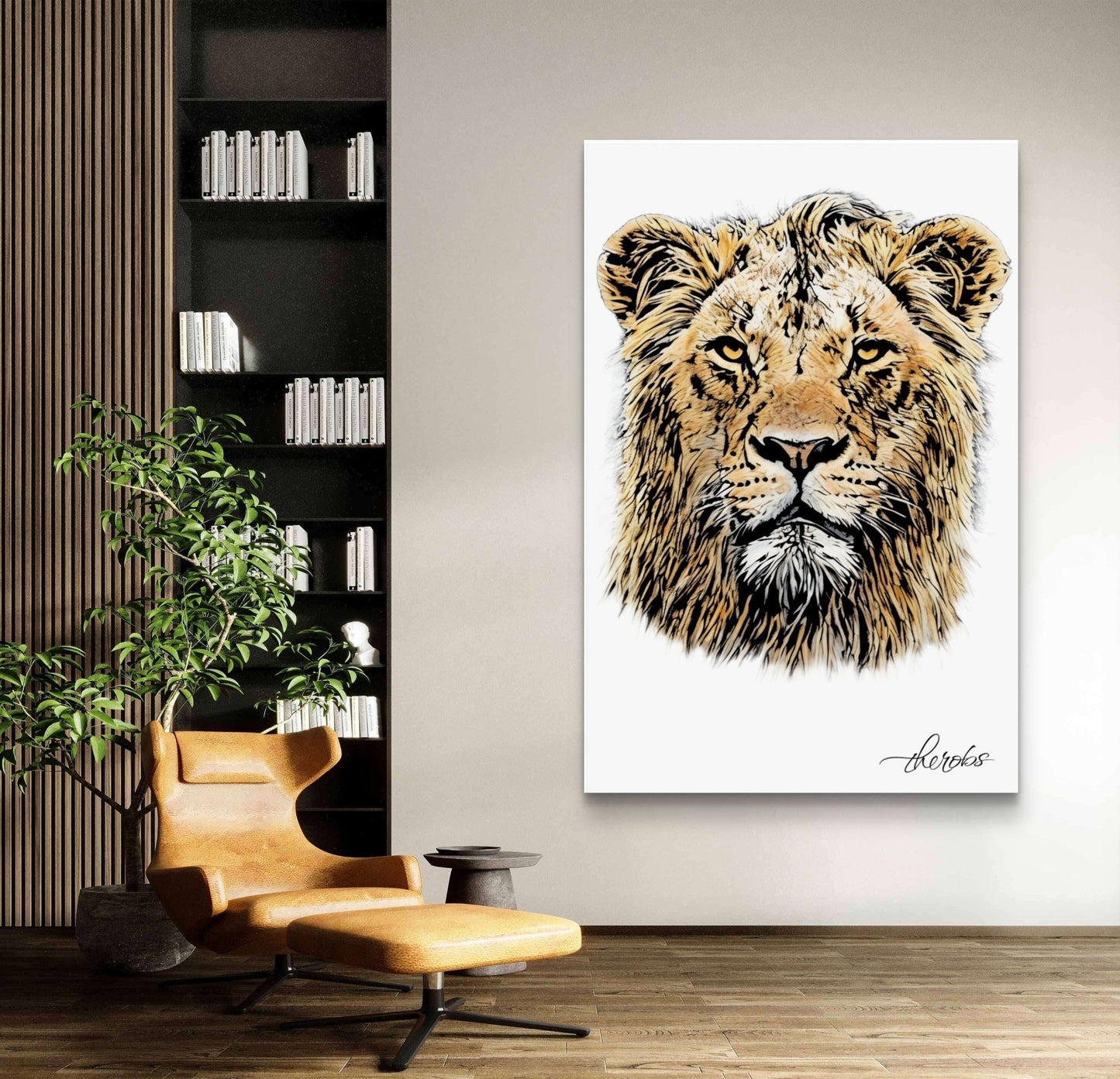 Lion Canvas Print - HD Printing