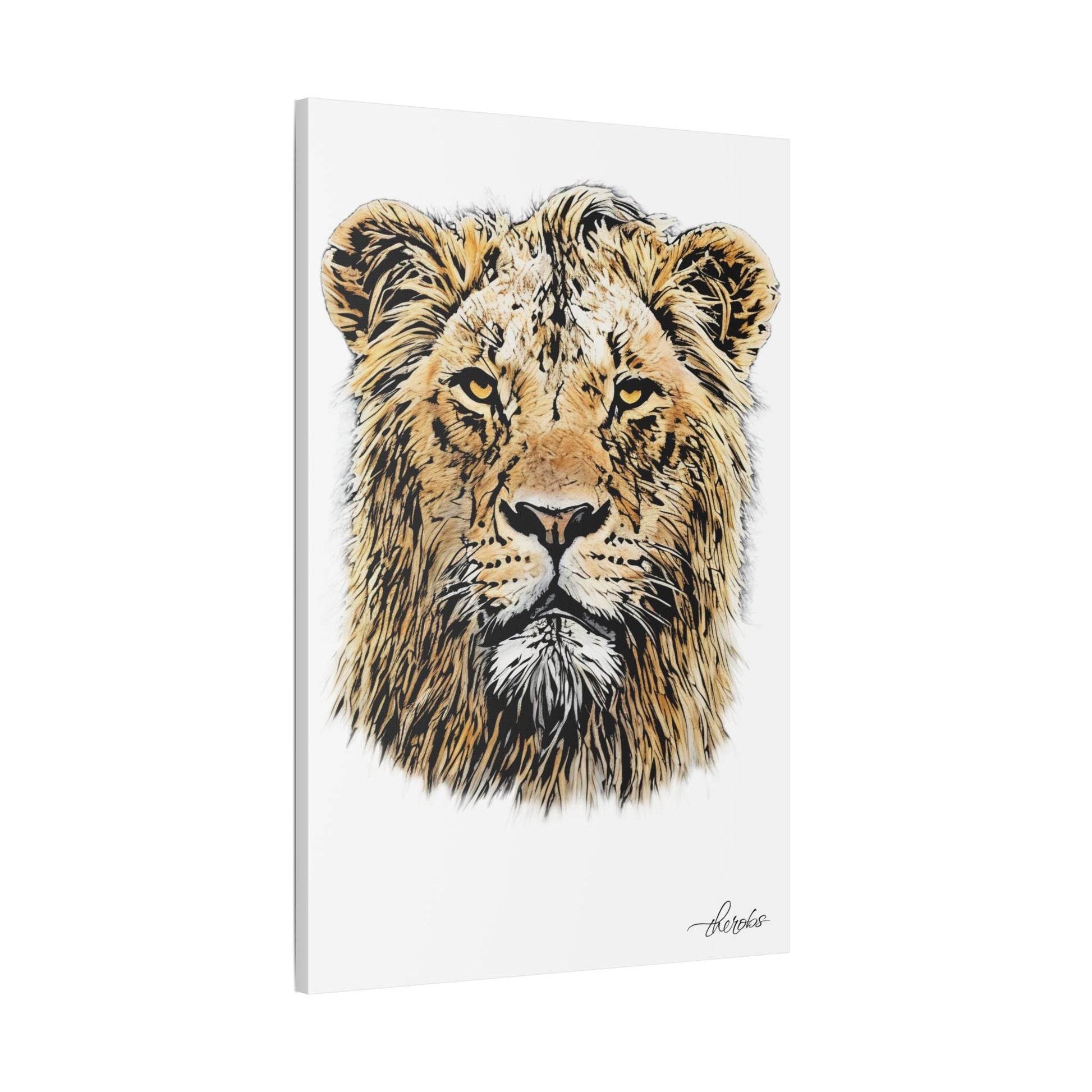 Lion Canvas Print - HD Printing