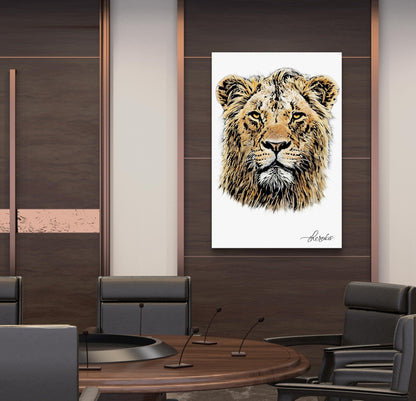 Lion Canvas Print - HD Printing