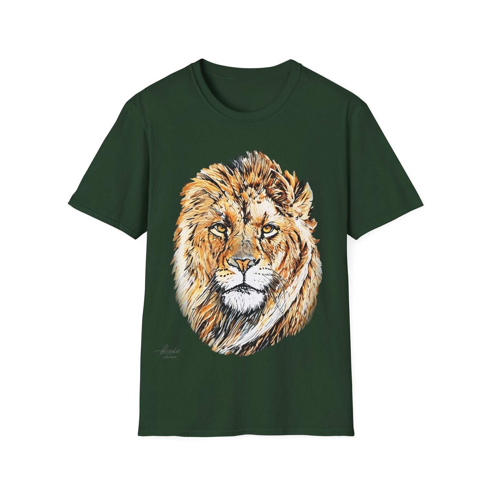 Lion Cotton Unisex T-Shirt - HD Printing