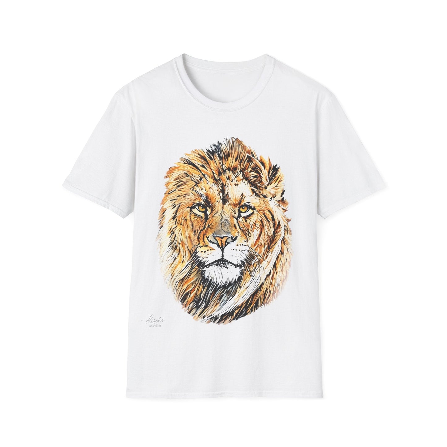 Lion Cotton Unisex T-Shirt - HD Printing