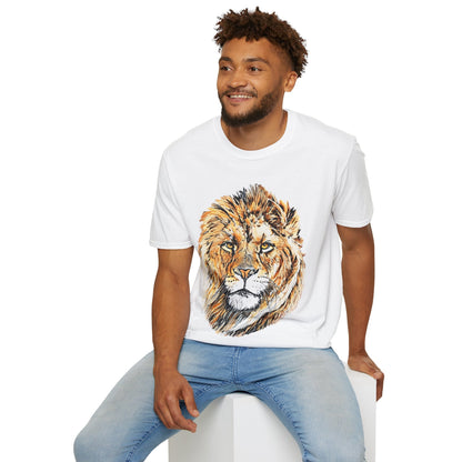 Lion Cotton Unisex T-Shirt - HD Printing