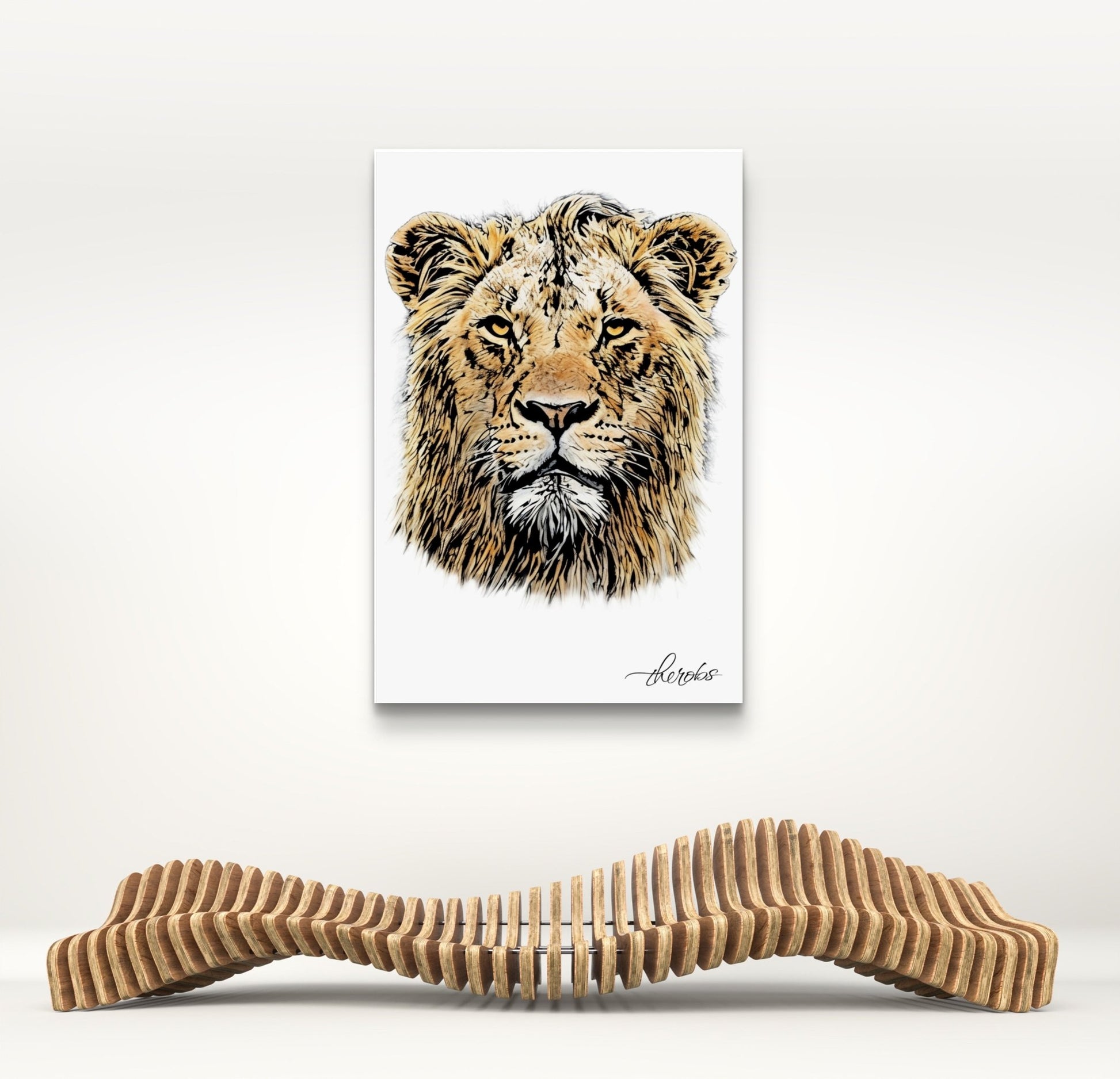 Lion Fine Art Poster - HD Printing