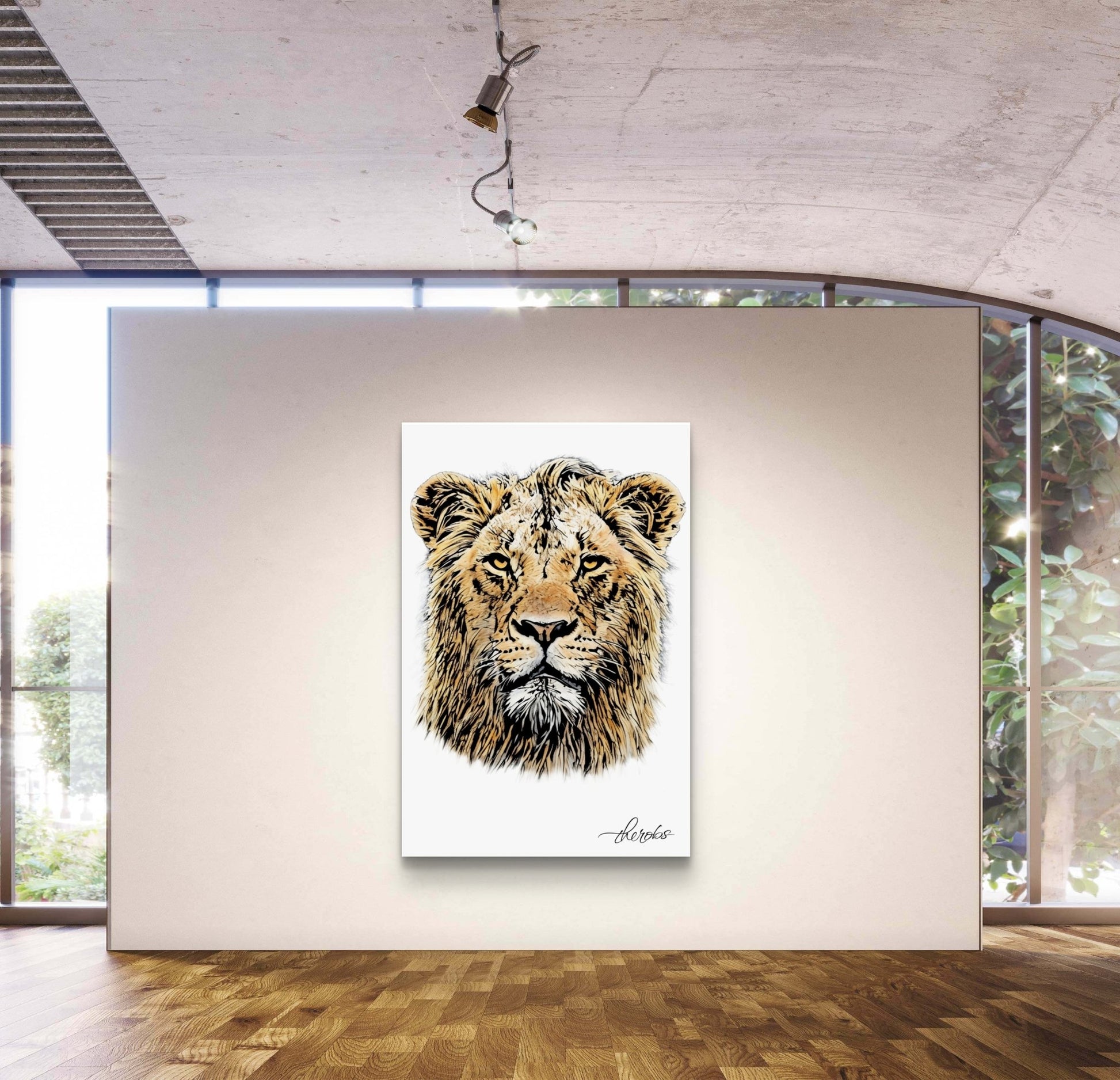 Lion Fine Art Poster - HD Printing