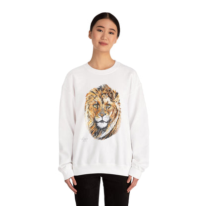 Lion Heavy Unisex Sweatshirt - HD Printing