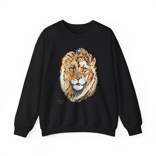 Lion Heavy Unisex Sweatshirt - HD Printing