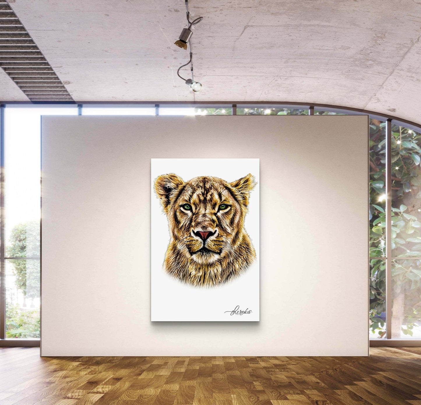 Lioness Canvas Print - HD Printing