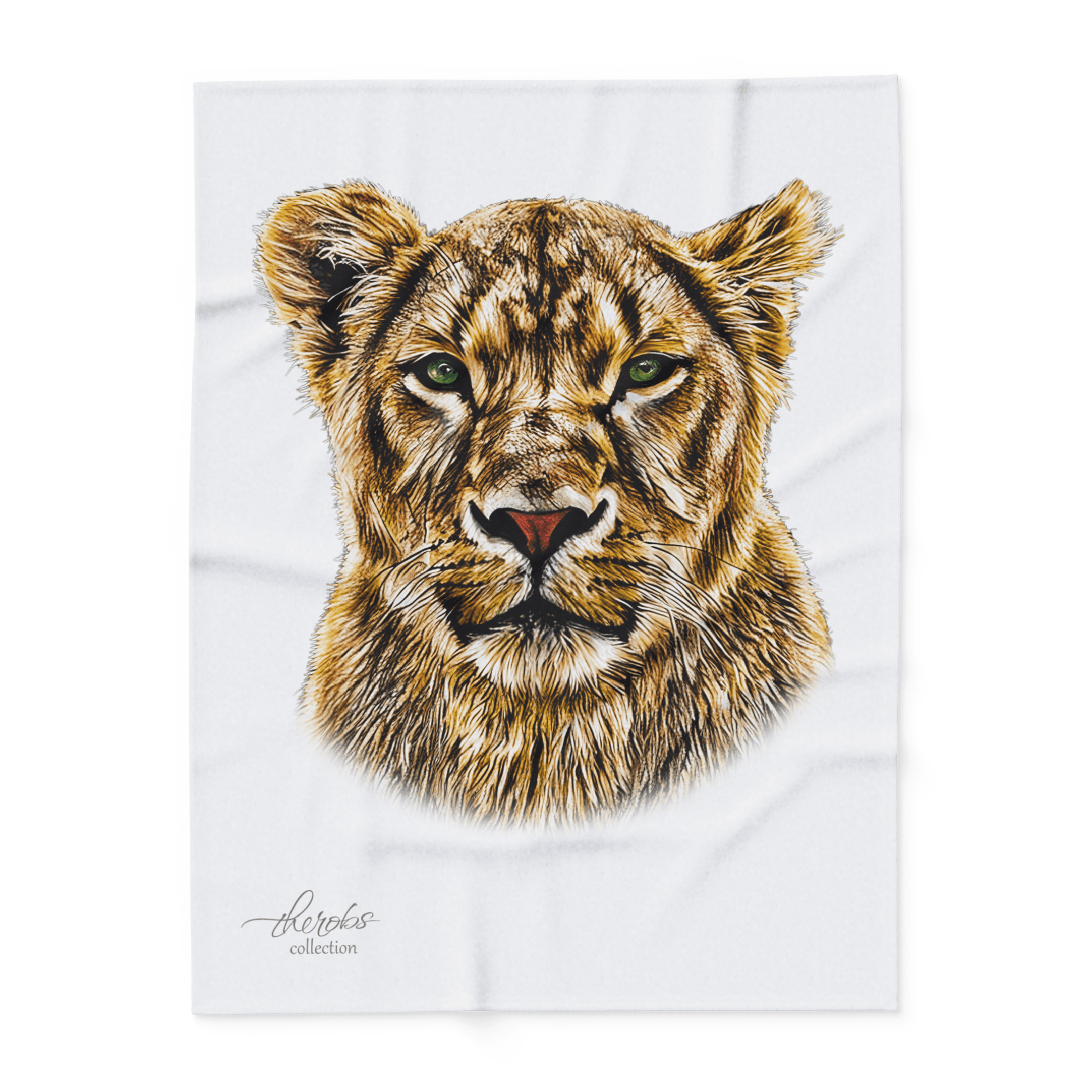 Lioness Cosy Arctic Fleece Blanket - HD Printing