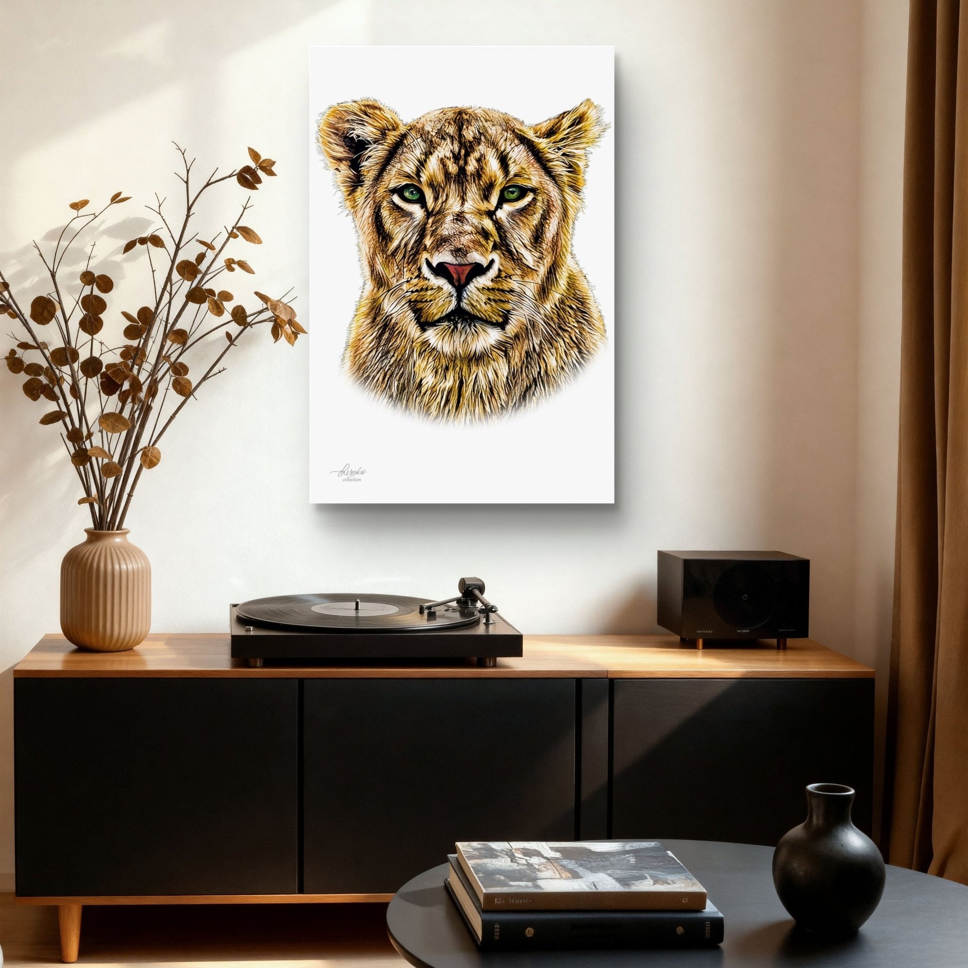 Lioness Fine Art Giclée Matte Poster - HD Printing